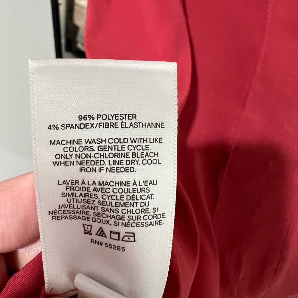 Express: Size Small, Red split back top - Picture 5 of 5